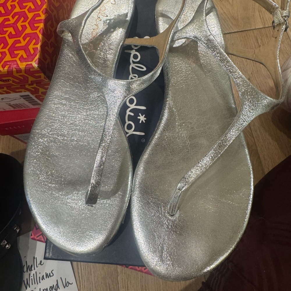 Splendid Metallic Silver Women's Sandals